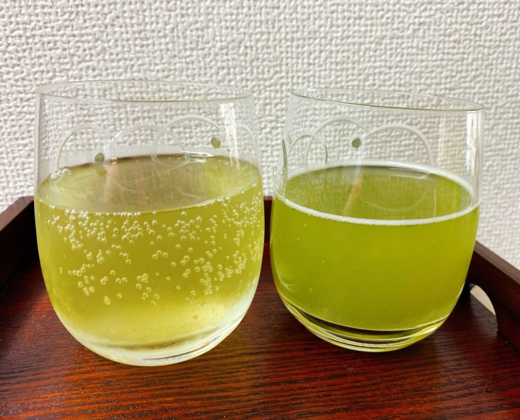 緑茶×炭酸水